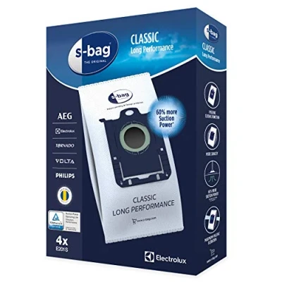 Image of Electrolux AEG 9001684589 vacuum cleaner bag E201S 4X s classic long performance