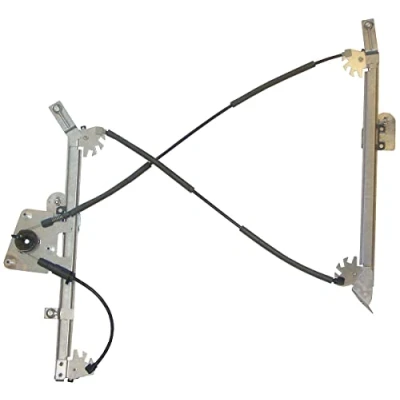 Image of 51337165596, 7165596 Window regulator VALEO 851077 Right Front electric without motor with comfort function BMW: 1 Coupe, Hatchback