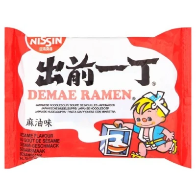 Image of Nissin Sesame Oil Flavour Instant Noodles 100 g (Pack of 30)