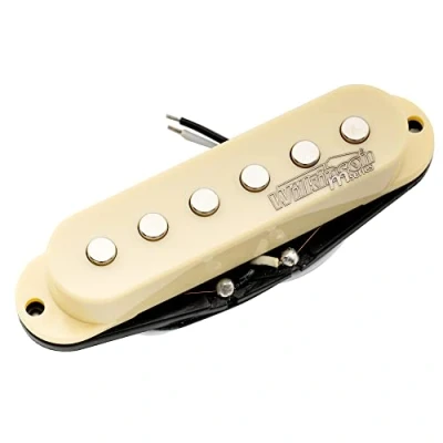 Image of Wilkinson High Output Ceramic Single Coil Neck Pickup for Strat Style Electric Guitar, Cream