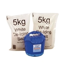 Image of Handheld Salt Shaker and 2xBags of White 5kg