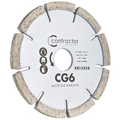 Image of Contractor Diamond Blade Mortar Raking 125/22.23mm