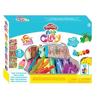 Image of Play Doh 09157 Air Sculpting Set Super Clay Bonanza, Multi Colour, One Size