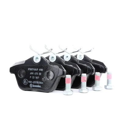 Image of 71712910, 71752987, 77362144, 9945775, 99457750 brake pad set BREMBO P 23 067 excl. wear warning contact with caliper screws without accessories