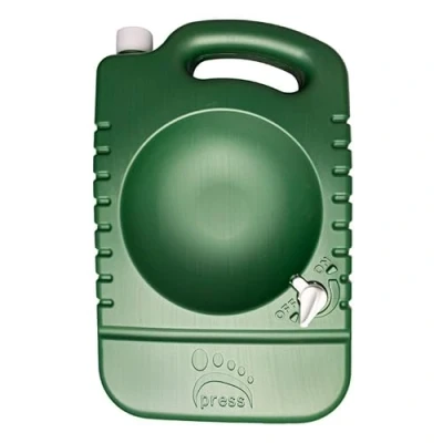 Image of Porta Bowl Travel &amp; Dog Water Bottle, 4 Litre Portable with Handle, Sturdy Dispenser for Dogs, Compact Camping Accessories Supplies