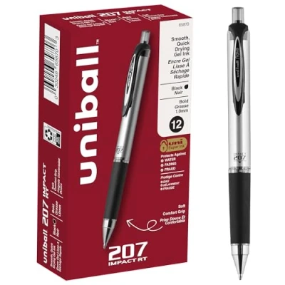 Image of uni ball Gel Impact Retractable Pens