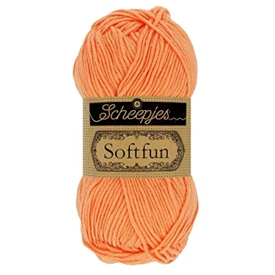 Image of Scheepjes Softfun 2652 Cantaloupe Yarn 1x50g