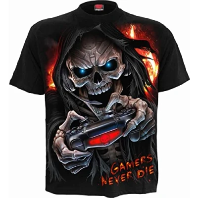 Image of Spiral Respawn T Shirt Black XXL