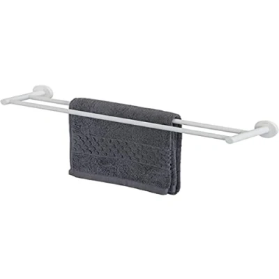 Image of Tiger Urban Towel Rail Double White, BxHxT: 60 x 5x12 cm