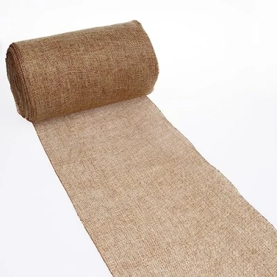 Image of Deko AS GmbH Shabby Chic Linen Look Table Runner 20cm Coconut Brown 25m 69 200 25 21