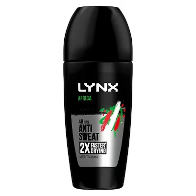 Image of Lynx Antiperspirant Deodorant Roll On Africa 50ml