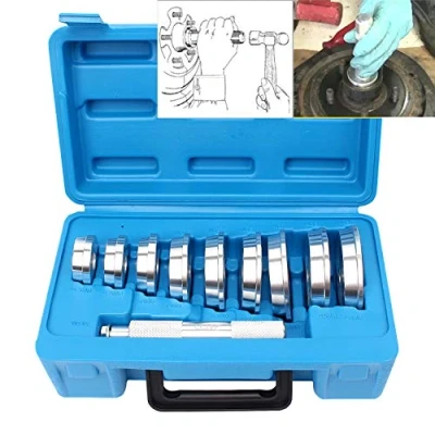 Image of CCLIFE 10 pcs Aluminum Bearing Race and Seal Driver Bush Press Installation Tool Kit
