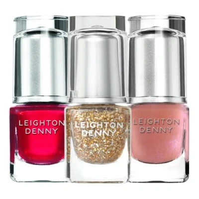 Image of LEIGHTON DENNY Year Round Colour Nail Polish Gift Set, 3x 5ml Varnish