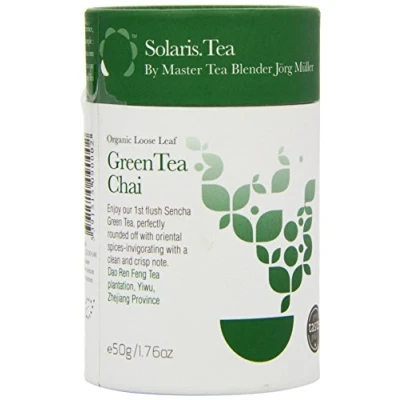 Image of Solaris Tea Organic Loose Whole Leaf Green Chai 50 g