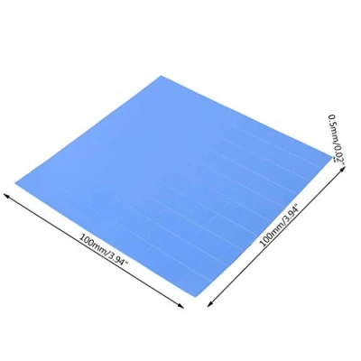 Image of TTTLLNN 100mmx100mmx0.5mm 1Sheet/100PCS Thermal Pad GPU CPU Heatsink Cooling Conductive