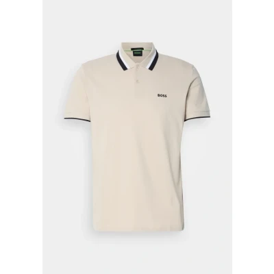 Image of BOSS Paddy Heritage Polo shirt, Men&#039;s, Size: Large, Open beige
