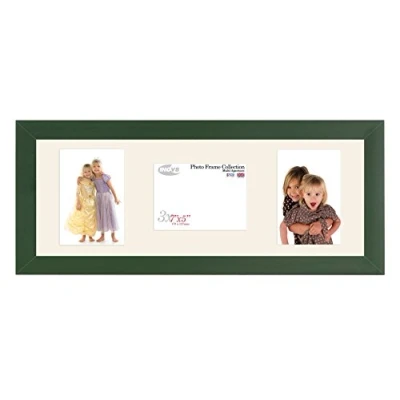 Image of Inov8 British Made Picture/Photo Frame, Value Racing Green Triple App 7x5 x 2P/1L Inch, Single