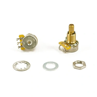 Image of CTS Guitar Pot, 275k Mini Split Shaft Audio Taper Pot 9% Tolerance