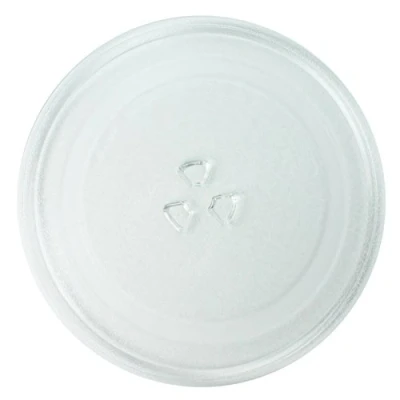 Image of SPARES2GO Universal Glass Turntable Plate for Baumatic Microwave Ovens (245mm)