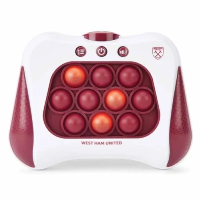 Image of West Ham FC Officially Licensed Pop It Electric: Up Lights Puzzle Game. Perfect for any fan of the Hammers. Ideal Kids Toy Gift Bubble Sensory, Electronic Smart Antistress Fidget