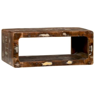 Image of vidaXL TV Cabinet Multicolour 60x30x25 cm Solid Wood Reclaimed