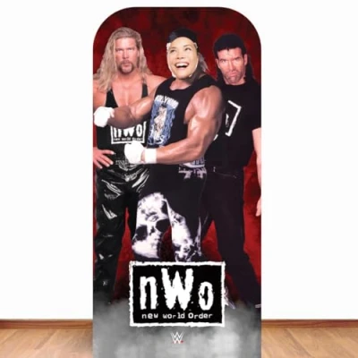 Image of Star Cutouts SC4348 NWO WWE Tag Team Hulk Hogan Stand In Cardboard Cutout
