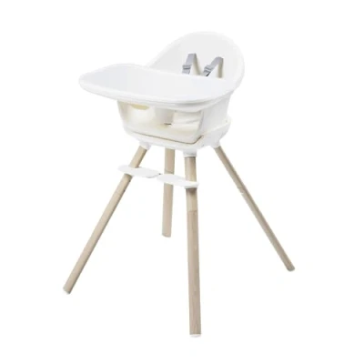 Image of Maxi Cosi Moa 4 in 1 Evolutive Highchair, 6 Months 7 Years, 0 25 kg, Adjustable Baby High Chair, Transforms to Booster Seat, Toddler Stool &amp; Small Desk with Beyond White