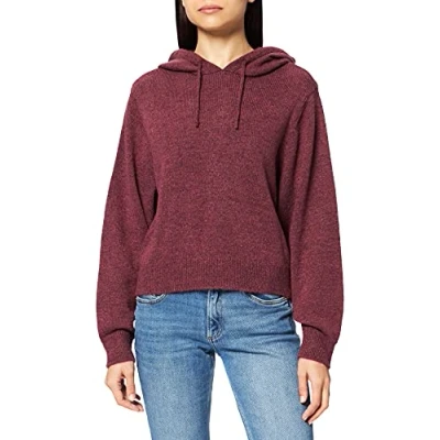 Image of NA KD Women&#039;s Basic Hoodie Sweater, Purple, 3X Large