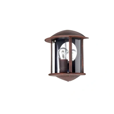 Image of Outdoor Wall Light &#039;Maelis&#039; dimmable (Modern) in Brown Made of Aluminium (1 Source, E27) from Lindby lamp for Exterior/Interior Walls, House, Terrace und Balcony