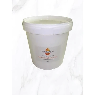Image of Dead Sea Body Polish Scrub 1kg with Shea Butter, Lime, Mandarin &amp; Ginger 100% Pure Natural Packed minerals and nutrients