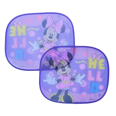 Image of Disney Minnie Mouse Children&#039;s Side Sunshades Pair of Car Curtains 44 x 35 cm UV Protection