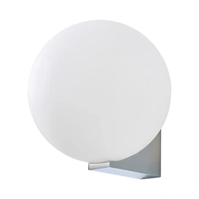 Image of LITECRAFT Bola Wall Light 1 Arm Bathroom IP44 Rated Fitting Polished Chrome