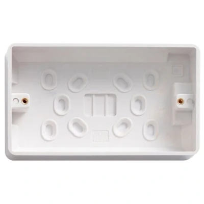Image of Vimark Curve 2 Gang 32mm Pattress Box Vc1224