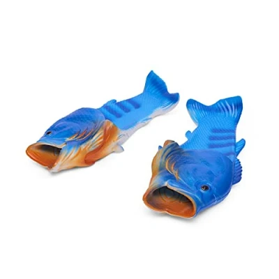Image of Coddies Fish Flops The Original Bass Slippers (5/6 UK (38/39 EU) Blue)