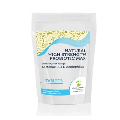 Image of Probiotics Max Tablets Advanced Probiotic Formula for Digestive Health &amp; Immune Support 10 Billion CFU, Non GMO, Vegan Vegetarian Friendly