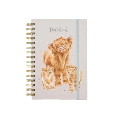 Image of Wrendale Designs Highland Coo&#039; Cow Notebook