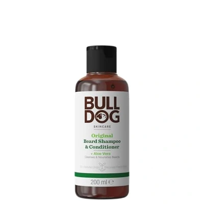 Image of BULLDOG SKINCARE Grooming Original 2 in 1 Beard Shampoo and Conditioner Cleanses Nourishes 200 ml