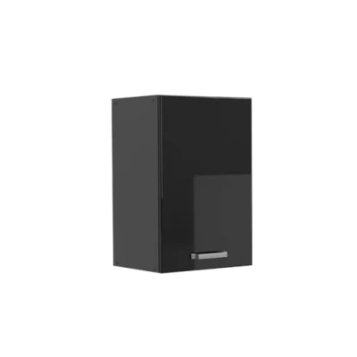 Image of Vicco Wall cabinet Raul, Black high gloss/Anthracite, 40 cm