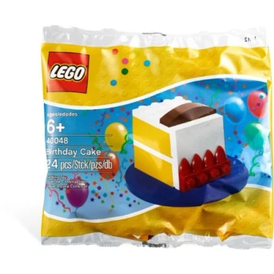 Image of Exclusive LEGO 40048 Birthday Cake 80th Celebration Limited Edition