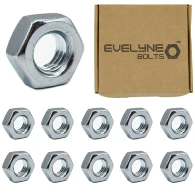 Image of M10 (10mm) Steel Hex Nuts (Pack of 10)