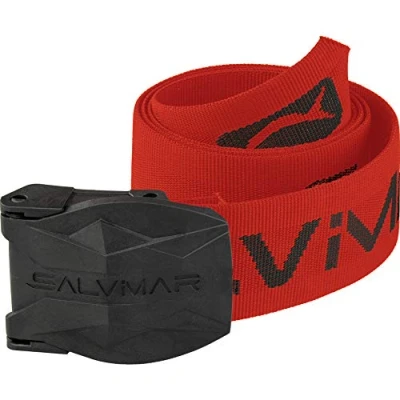 Image of SALVIMAR Belt Cordura Buckle Nylon, Unisex Adult, Red, One Size
