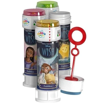 Image of Anila&#039;s Wish Bubble Tubs with Wands, 60ml Solution &amp; Maze Lid, Set of 12, Party Bag Fillers Favours, Outdoor Fun, Ages 3+