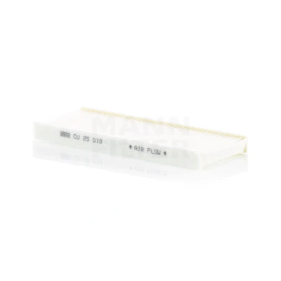 Image of 272745EB725 Pollen Filter MANN CU 25 010 2 Particulate 248mm 99mm 21mm NISSAN: NP300 Navara Pickup, Pickup