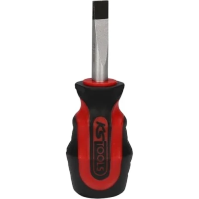 Image of KS Tools 159.1124 ERGOTORQUEplus Slotted Screwdriver Short 8 mm