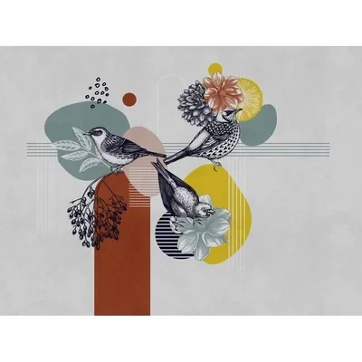 Image of Stories of Life Mural Birdsong &amp; Blooms 399101