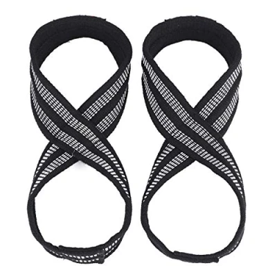 Image of powers Weightlifting Straps Deadlift Figure 8 Weight Lifting 8?Deadlift Straps?Fine Workmanship, And For Most People