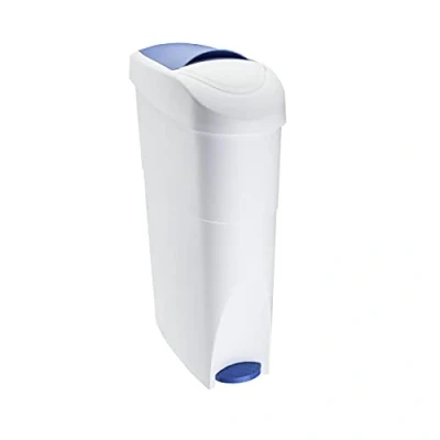 Image of Jantex Sanitary Bin 18Ltr Waste Dustbin Paper Rubbish 365X190X580mm
