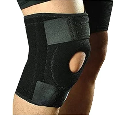 Image of KAV Adjustable Neoprene Knee Support For Men &amp; Women Pad and Braces With Patella Tendon Strap Pack Of 1