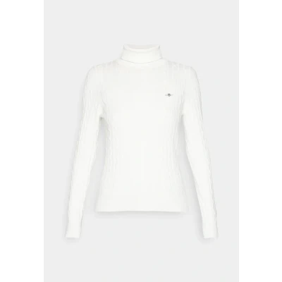 Image of GANT Turtleneck Jumper, Women&#039;s, Size: Medium, Eggshell
