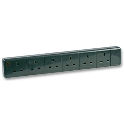 Image of PRO ELEC PELB1524 6 Gang Extension Socket